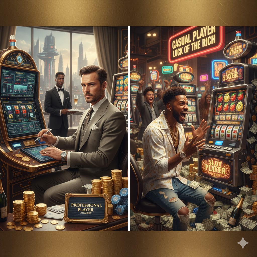 Pemain Slot Profesional vs Pemain Biasa